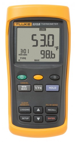 Fluke 53-2-B Thermom&amp;egrave;tre &amp;agrave; thermocouple-