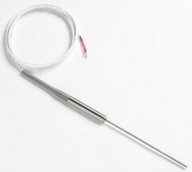 Fluke 5618B-6-M Small-Diameter Industrial RTD with mini banana plugs, 6&quot;-