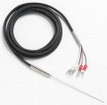 Fluke 5622-32-L Fast Response Platinum Resistance Thermometer (PRT) with Mini Spade Lugs, 0.13in, 6ft Lead-