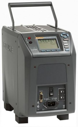 Fluke 9143-D-P-156 Field Metrology Well with D Insert (Model 9143-INSD) and Process Electronics, 91 to 662&amp;deg;F-