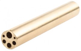 Fluke E Insert (Model 9172-INSE) for 9172 Metrology Wells, Brass, Misc Metric Holes with 0.25in Ref Hole-