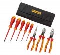 Fluke IKST7 Insulated Hand Tool Starter Kit &amp;amp; Roll Up Tool Pouch, 1000 V-