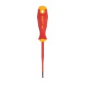 Fluke ISLS5 Insulated Slotted Screwdriver, 0.16 x 4&quot;, 1000 V-