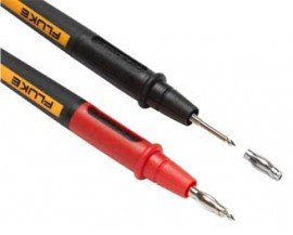 Fluke TL175E C&amp;acirc;bles de test TwistGuard avec embouts &amp;agrave; lanternes de 4 mm-