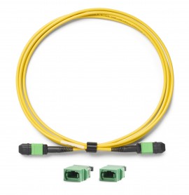Fluke Networks TRC-SM-VERIFY-MPO12P Reference-Grade CertiFiber Max Single-Mode Verification Cord for pinned MPO 12-