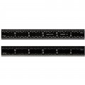 Fowler 52-347-006-0 R&amp;egrave;gle, 152.4 mm, graduations 5r-