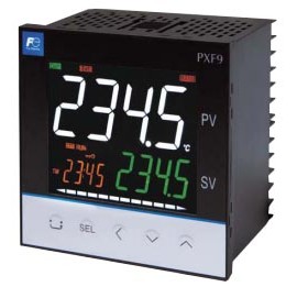 Fuji PXF9ACY2-FVYA1 PXF9 Digital Temperature Controller, 2 Point Alarm, 1/4 DIN-