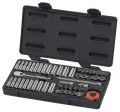 GearWrench 80301 &amp;frac14;&amp;quot; Drive 12 Point Standard &amp;amp; Deep SAE/Metric Mechanics Tool Set, 51-piece-