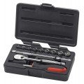 GearWrench 80324 &amp;frac14;&amp;quot; Drive 6 Point Standard SAE Mechanics Tool Set, 13-piece-