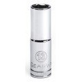GearWrench 80395 &amp;frac38;&amp;quot; Drive 6-Point Deep Metric Socket, 13 mm-