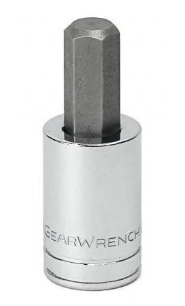 GearWrench 80414 &amp;frac38;&amp;quot; Drive Hex Bit SAE Socket, &amp;frac18;&amp;quot;-