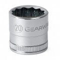 GearWrench 80756 Douille m&amp;eacute;trique, prise 12.7 mm, 21 mm-