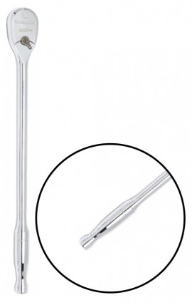 GearWrench 81034 Cliquet &amp;agrave; t&amp;ecirc;te en poire 120XP avec manche extra-long, entra&amp;icirc;nement 6.35 mm, 228.6 mm-