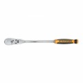 GearWrench 81210T &amp;frac38;&amp;quot; Drive 90 Tooth Dual Material Flex Head Teardrop Ratchet, 13&amp;quot;-