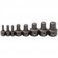GearWrench 81550 Ensemble d'embouts amovibles pour cl&amp;eacute; &amp;agrave; cliquet hexagonale, m&amp;eacute;trique, lot de 8-