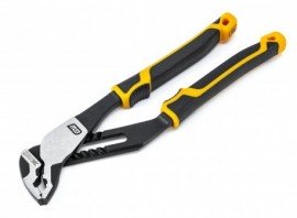 Gearwrench 82168C Pitbull K9 V-Jaw Dual Material Tongue and Groove Pliers, 8&amp;quot;-