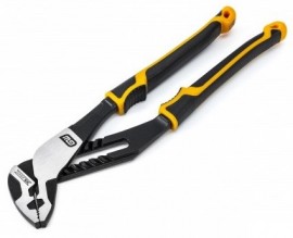 Gearwrench 82173C Pitbull K9 V-Jaw Dual Material Tongue &amp; Groove Pliers, 12&amp;quot;-