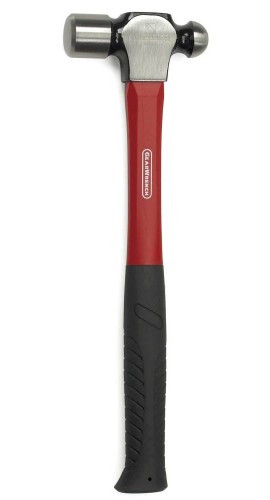 GearWrench 82252 Ball Peen Hammer with Fiberglass Handle, 24 oz-