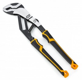 Gearwrench 82591C Pitbull Auto-Bite Tongue &amp; Groove Dual Material Pliers, 8&amp;quot;-