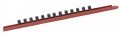 GearWrench 83101D &amp;frac38;&amp;quot; Drive 15&amp;quot; Red Socket Rail, plastic-