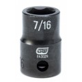 GearWrench 84302N &amp;frac38;&amp;quot; Drive 6-Point Standard Impact SAE Socket, <sup>7</sup>&amp;frasl;<sub>16</sub>&amp;quot;-