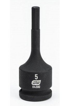 GearWrench 84390 &amp;frac38;&amp;quot; Drive Hex Bit Impact Metric Socket, 5 mm-
