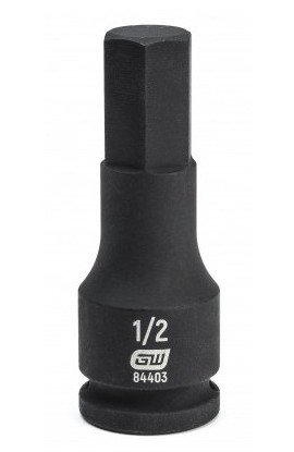 GearWrench 84403 &amp;frac38;&amp;quot; Drive Hex Bit Impact SAE Socket, &amp;frac12;&amp;quot;-
