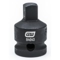 GearWrench 84643 &amp;frac12;&amp;quot; Drive &amp;frac12;&amp;quot; F x &amp;frac38;&amp;quot; M Impact Adapter, alloy steel-