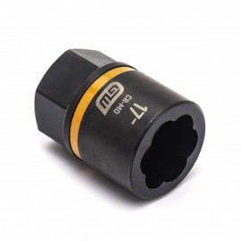 GearWrench 84772 &amp;frac38;&amp;quot; Drive Bolt Biter Impact Extraction Socket with 17 mm fastener-