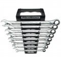 GearWrench 85198 Ensemble de cl&amp;eacute;s GearWrench fractionnaires, lot de 8, extra-longues-