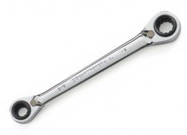 GearWrench 85201 QuadBox 12-Point Reversible Ratcheting Wrench, &lt;sup&gt;5&lt;/sup&gt;&amp;frasl;&lt;sub&gt;16&lt;/sub&gt; x &amp;frac38;&amp;quot;-