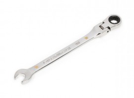 Gearwrench 86710 Cl&amp;eacute; mixte &amp;agrave; cliquet &amp;agrave; t&amp;ecirc;te flexible, 12 pans, 90 dents, 10 mm-