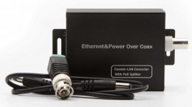 GEM POC-1TYNPOE Transmetteur monocanal d'alimentation par c&amp;acirc;ble coaxial-