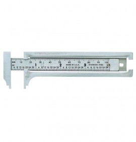 General Tools 132ME Slide Caliper, steel, 3&amp;quot;-
