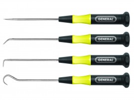 General Tools 60004 Ensemble de sondes de pr&amp;eacute;cision &amp;agrave; lame fixe, lot de 4 pour le positionnement des fils et le marquage de petites surfaces-