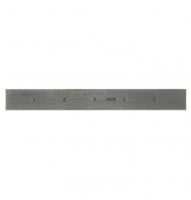 General Tools 678MED Precision Ruler with 4R graduations, rigid steel ...