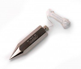 General Tools 790-8 Plumb Bob with cord, steel, 8 oz-