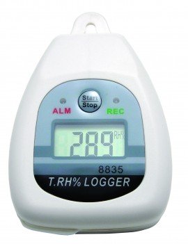 General Tools DL8835 Temperature and Humidity Data Logger, -40 to 185°F-