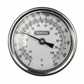 General Tools T300-36 Long-Stem Soil Thermometer with 36&quot; probe, 0 to 220°F-