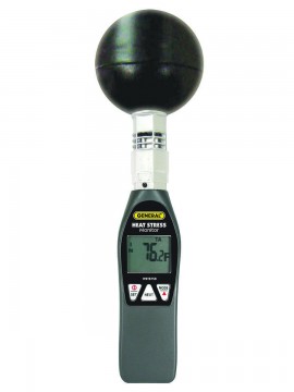 General Tools WBGT8778 WBGT Heat Index Monitor with brass black ball-