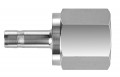 BI-Lok DHC Tube Stub to Female NPT Adapter, &amp;frac34;&amp;quot; A tube OD, &amp;frac12;&amp;quot; T NPT-