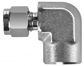 BI-Lok DLF Female NPT Elbow, &amp;frac14;&amp;quot; A tube OD, &amp;frac18;&amp;quot; T NPT-