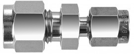 BI-Lok DUR Reducing Union, &amp;frac12;&amp;quot; A tube OD, &amp;frac38;&amp;quot; A1 tube OD-