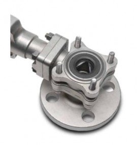 Gosco Valves 07S150-SSSS-TFEGRA-90VT 2&amp;frac12;&amp;quot; Soft Seated Ball Valve, 150 flanged, TFM-1600 seat-