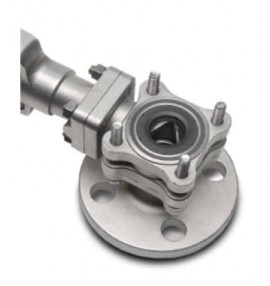 Gosco Valves 08S150-SSSS-TCFGRA-90VT 3&amp;quot; Soft Seated Ball Valve, 150 flanged, 25% carbon filled PTFE-