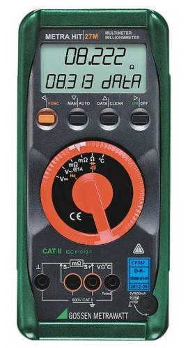 Gossen Metrawatt MetraHit 27M (M227A) MilliOhmmeter/Multimeter-