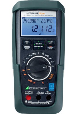 Gossen Metrawatt M248A METRAHit ULTRA True RMS Multimeter with remote control via Bluetooth enabled-