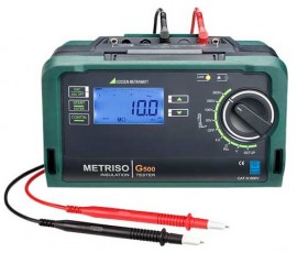 Gossen Metrawatt M550J METRISO G500MM-SET Insulation Tester, 50 to 500 V-