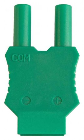 Gossen Metrawatt Z102T Banana Plug-to-Miniature Socket Multimeter Adapter-