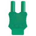 Gossen Metrawatt Z102T Banana Plug-to-Miniature Socket Multimeter Adapter-
